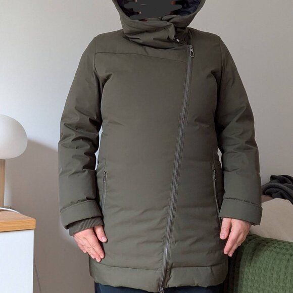 FIG Clothing warm winter jacket with asymetrical zip - Picture 7 of 10